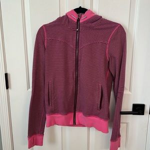 Lululemon Sz 6 Pink Scuba Zip Hoodie